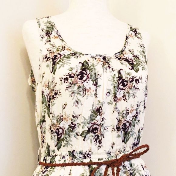 Blue Bird | Anthropologie layered floral dress - Picture 6 of 8
